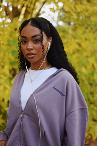 Log Off Zip-Up